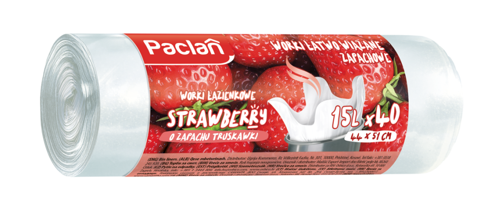 PACLAN WORKI ŁAZIENKOWE MULTITOP O ZAPACHU TRUSKAWKI 15L
