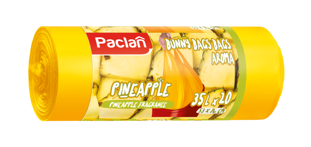 PACLAN BUNNY BAGS WITH PINEAPPLE SCENT 35L / 60L