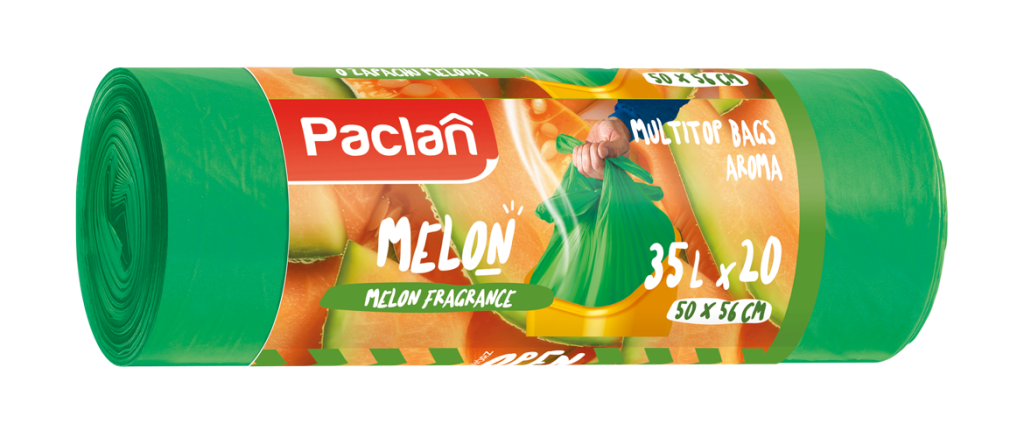 PACLAN MULTITOP BAGS WITH MELON SCENT 35L / 60L